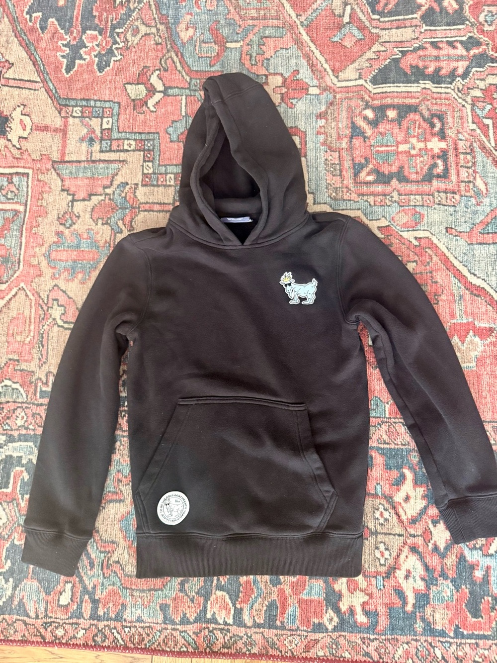 GOAT USA OG Hoodie Sweatshirt Youth Medium Black - Picture 9 of 9